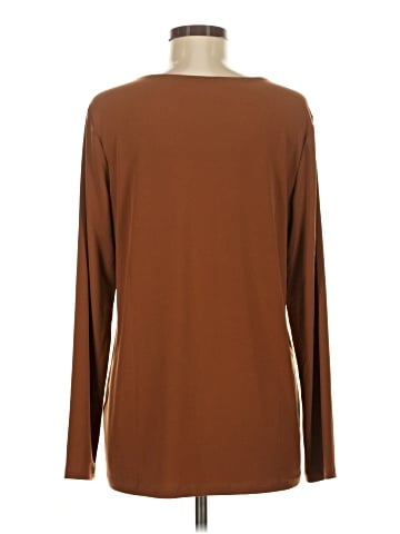 Susan Graver Long Sleeve T-Shirt (view 2)