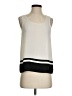 Banana Republic 100% Polyester Ivory Sleeveless Blouse Size XS - photo 1