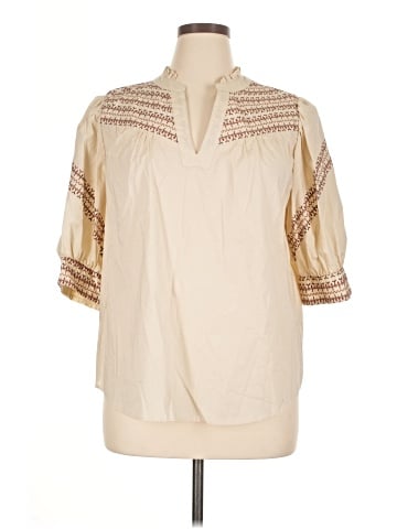 Democracy 3/4 Sleeve Blouse (view 1)