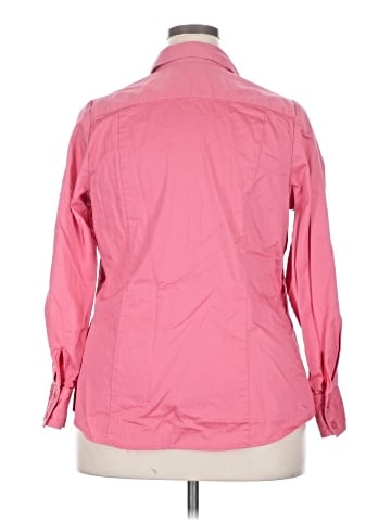 Lane Bryant 3/4 Sleeve Button-Down Shirt (view 2)