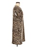 First Love Animal Print Brown Casual Dress Size M - photo 4