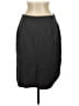 Brooks Brothers 346 Solid Black Gray Wool Skirt Size 8 - photo 2