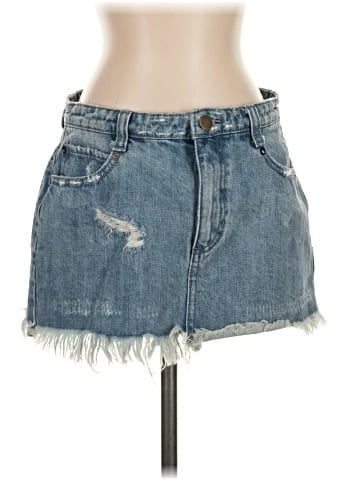 Free People Denim Skirt (view 1)