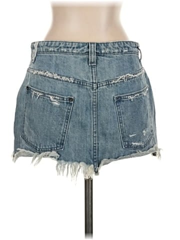 Free People Denim Skirt (view 2)