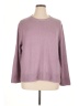 Ella Moss Solid Purple Pullover Sweater Size XL - photo 1