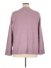 Ella Moss Solid Purple Pullover Sweater Size XL - photo 2