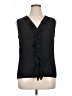 Laundry by Shelli Segal Black Sleeveless Blouse Size XL (estimated) - photo 1