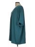 BLOOMCHIC Teal Short Sleeve Blouse Size 30 waist - photo 5