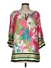 Ruby Rd. 100% Rayon Pink 3/4 Sleeve Blouse Size L - photo 1