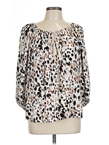 Olivaceous 3/4 Sleeve Blouse (view 1)
