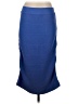 BCBGMAXAZRIA Solid Blue Formal Skirt Size S - photo 2