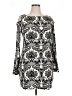 The Pyramid Collection Paisley Silver Cocktail Dress Size XL - photo 1