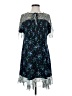 Ann Taylor 100% Polyester Blue Cocktail Dress Size 2 - photo 1