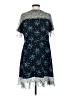 Ann Taylor 100% Polyester Blue Cocktail Dress Size 2 - photo 2