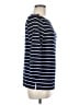 St. John Stripes Blue 3/4 Sleeve T-Shirt Size M - photo 4
