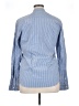 Sandro 100% Cotton Stripes Blue Long Sleeve Button-Down Shirt Size XL - photo 2