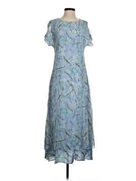 coldwater creek casual dresses Floral Harmony Dress - Majestic Blue - XL