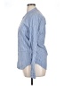 Sandro 100% Cotton Stripes Blue Long Sleeve Button-Down Shirt Size XL - photo 5
