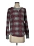 Pinque Plaid Burgundy Pullover Sweater Size S - photo 1