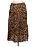 Chartou 100% Polyester Animal Print Brown Casual Skirt Size L (estimated) - photo 1