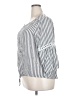 Alyx 100% Rayon Stripes Multi Color Gray 3/4 Sleeve Blouse Size XXL - photo 5