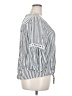Alyx 100% Rayon Stripes Multi Color Gray 3/4 Sleeve Blouse Size XXL - photo 4