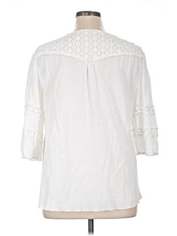 Liz & Me 3/4 Sleeve Blouse (view 2)