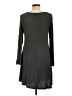 dearcase Solid Gray Casual Dress Size L - photo 2
