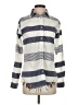 Tizzie 100% Cotton Stripes Gray Long Sleeve Button-Down Shirt Size XS - photo 1