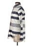 Tizzie 100% Cotton Stripes Gray Long Sleeve Button-Down Shirt Size XS - photo 5