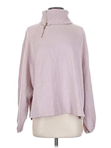 Peace Love World Turtleneck Sweater (view 1)