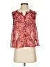Express 100% Polyester Burgundy Sleeveless Blouse Size S - photo 1