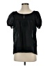 French Connection Black Short Sleeve Blouse Size 4 - photo 1