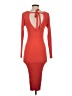 Forever 21 Orange Cocktail Dress Size S - photo 2