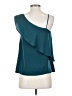 Leith 100% Polyester Teal Sleeveless Blouse Size S - photo 2