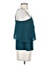 Leith 100% Polyester Teal Sleeveless Blouse Size S - photo 4