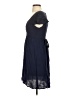 Gilli 100% Rayon Solid Blue Casual Dress Size S - photo 5