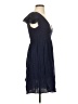 Gilli 100% Rayon Solid Blue Casual Dress Size S - photo 4