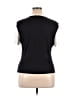 St. John Color Block Teal Short Sleeve Top Size XL - photo 2