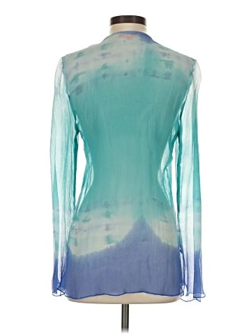 Hale Bob Long Sleeve Silk Top (view 2)