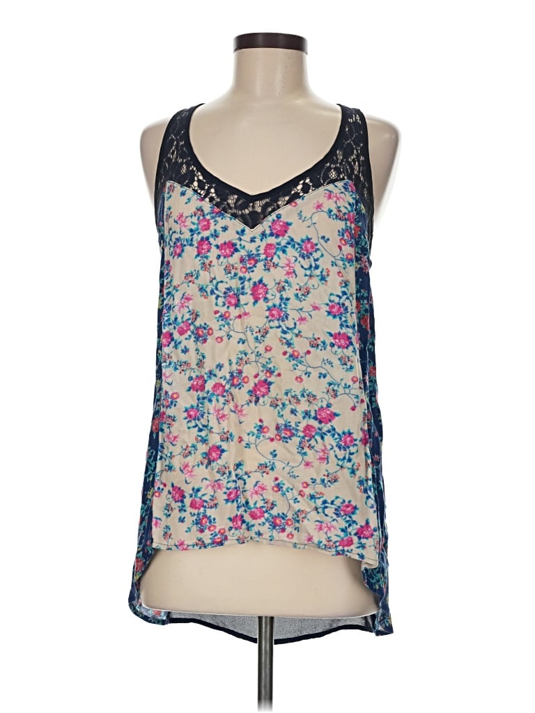 Pre-owned Lovestitch Sleeveless Blouse In Blue