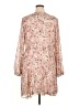 Express 100% Polyester Floral Tan Casual Dress Size XL - photo 2