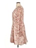 Express 100% Polyester Floral Tan Casual Dress Size XL - photo 5