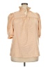 Unbranded 100% Polyester Tan 3/4 Sleeve Blouse Size XXL - photo 1