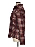 Adora Plaid Brown Burgundy Long Sleeve Button-Down Shirt Size M - photo 5