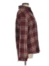 Adora Plaid Brown Burgundy Long Sleeve Button-Down Shirt Size M - photo 4