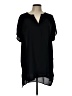 J.Jill 100% Polyester Black Short Sleeve Blouse Size L - photo 1