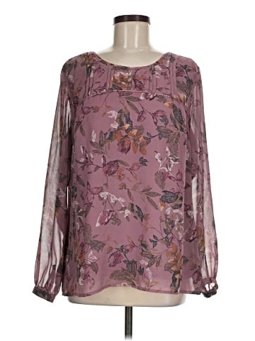 Christopher & Banks Long Sleeve Blouse (view 1)