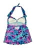 Venus Floral Blue Swimsuit Top Size 10 - photo 2