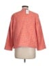 J.Jill 100% Polyester Tweed Orange Blazer Size M - photo 2